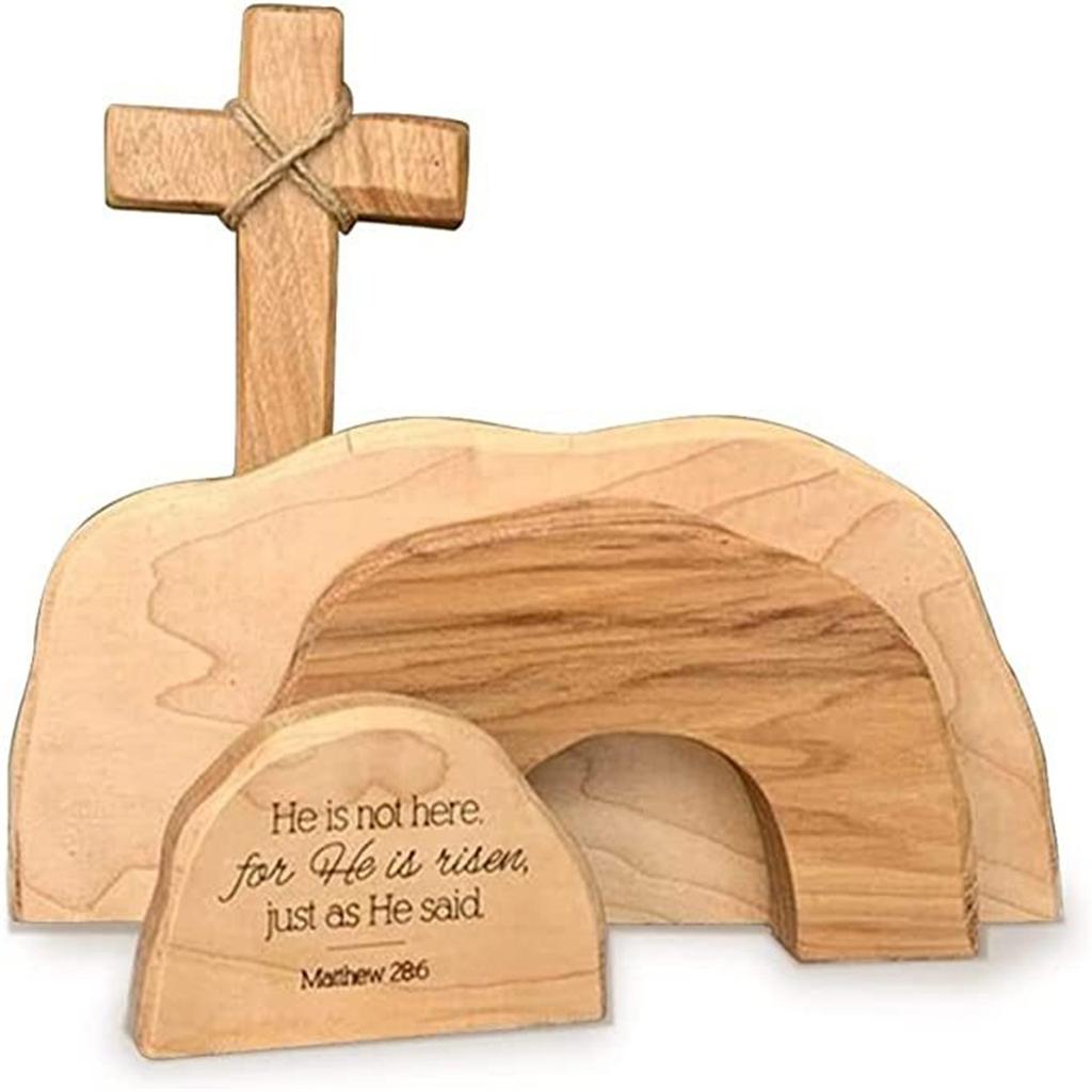 Empty Tomb Represents The Resurrectio Decoration In Easter Scenes Wooden Decorations Decoration Of Family Festival Activities