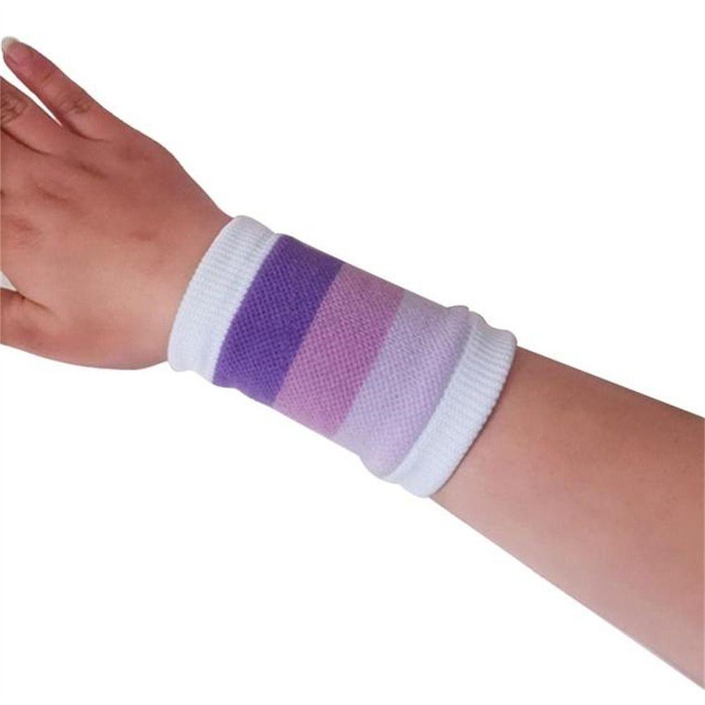 

Wrist Guard Cotton Gym Running Wrist Support Brace Wristbands Wrist Support Sport Hand Band purple