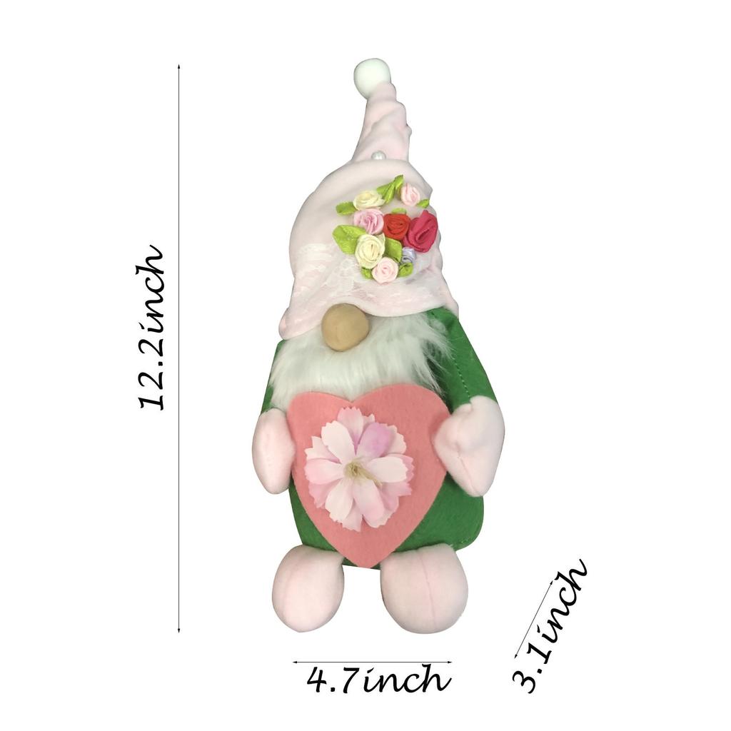 Spring Flowers Dwarf Gnome Easter Mother's Day Gnomes Gift Home Decoration