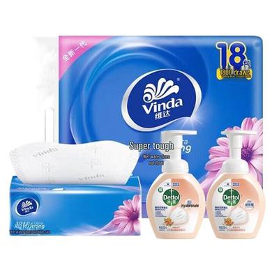 Dettol Grapefruit Foam Hand Wash & Vinda Tissue Bundle