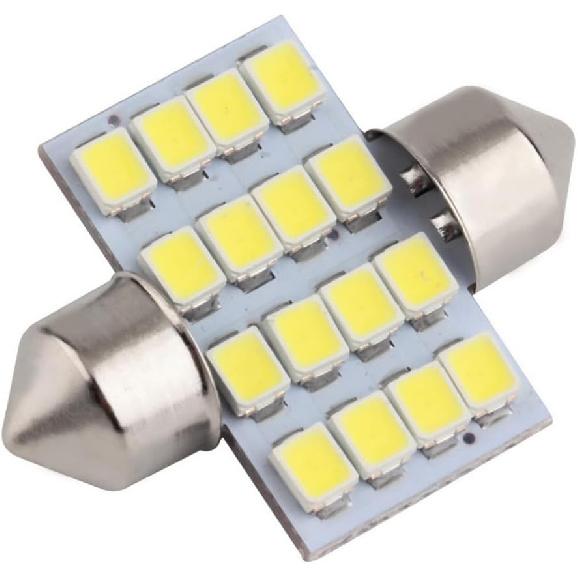 12V 5W 31mm Smd 1210 Led Car Festoon Dome Light - Bright White Interior Lighting for Cars, Compatible with 2000 Ram 1500, 2003 Rx