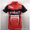 Unisex Off-Road Racing Polo Shirt Short Sleeve Collared T-Shirt Breathable Sporty Casual Fit