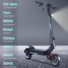 TOURSOR X7 ST500 Electric Scooter Adults 65MPH Range 62 Miles  72V 38.3Ah Battery 9000W Dual Power Motor (Customized Version)