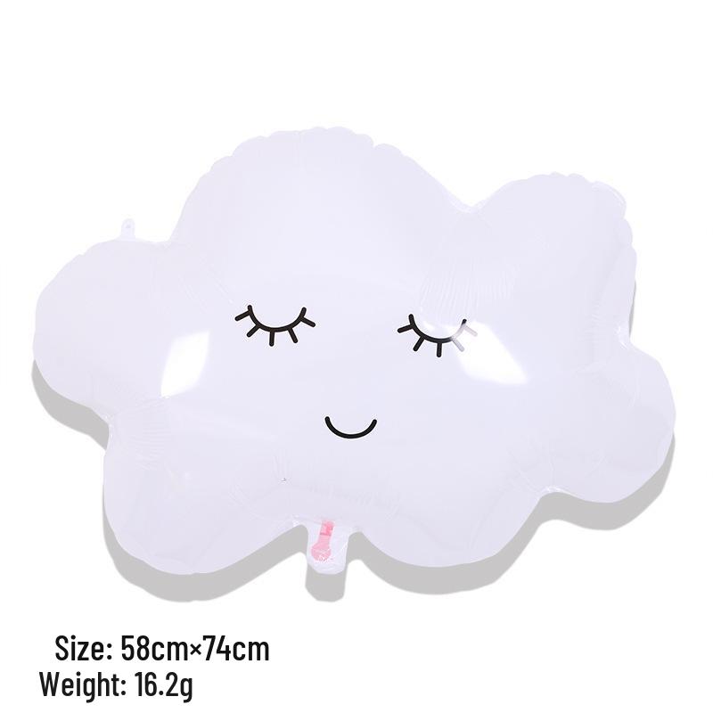 Baby's First Birthday Foil Cake Balloons & Photo Props Set
