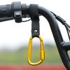 Motorcycle Electric Scooter Hook Front Hook Aluminum Alloy Handlebar Hook for Bicycle Handlebar Hook Clip No-Drill Hook Black