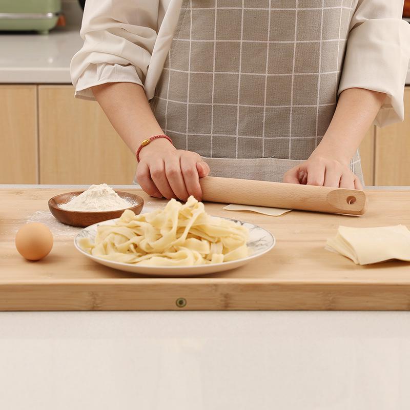 Kleiner Nudelholz für Dumpling-Teig aus Holz - Unbehandeltes Buchenholz Backwerkzeug