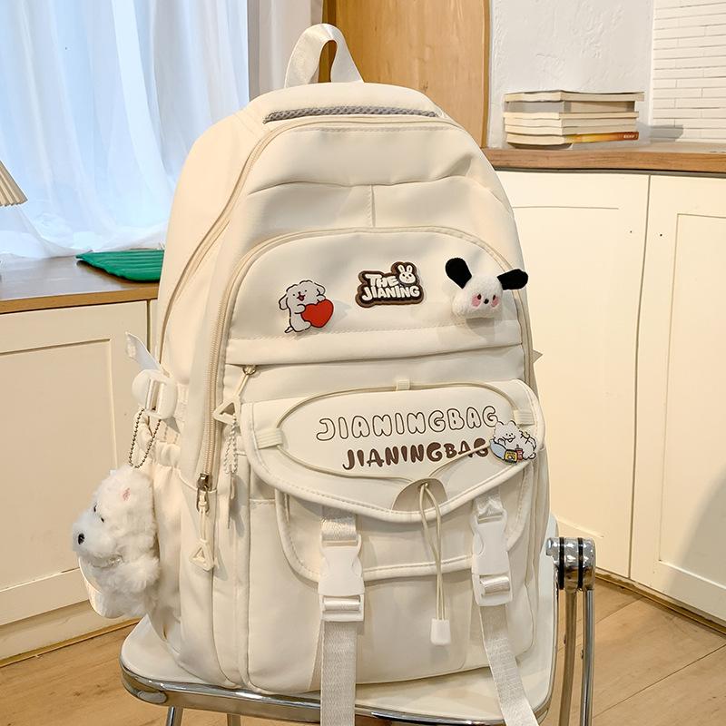 Schoolbags Children Elementary School Girls Junior High School College Students Two Piece Set of Large Capacity Backpacks