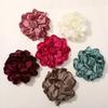 Korean Retro Satin Rose DIY Hair Accessories & Women's Necklace Brooch