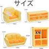 Derayee Miniature Furniture Resin Decor Set 10 Pieces Cute Doll Collection Garden Ornament Props