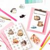 500PCS Cute Sleeping Animals Roll Stickers Notebook DIY Decoration Scrapbooking Suitcase  Car Cup Coffee Phone Laptop Decal Gift