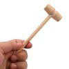 10 Pieces Mini Wooden Hammer Balls Toy Pounder Replacement Wood Mallets Baby