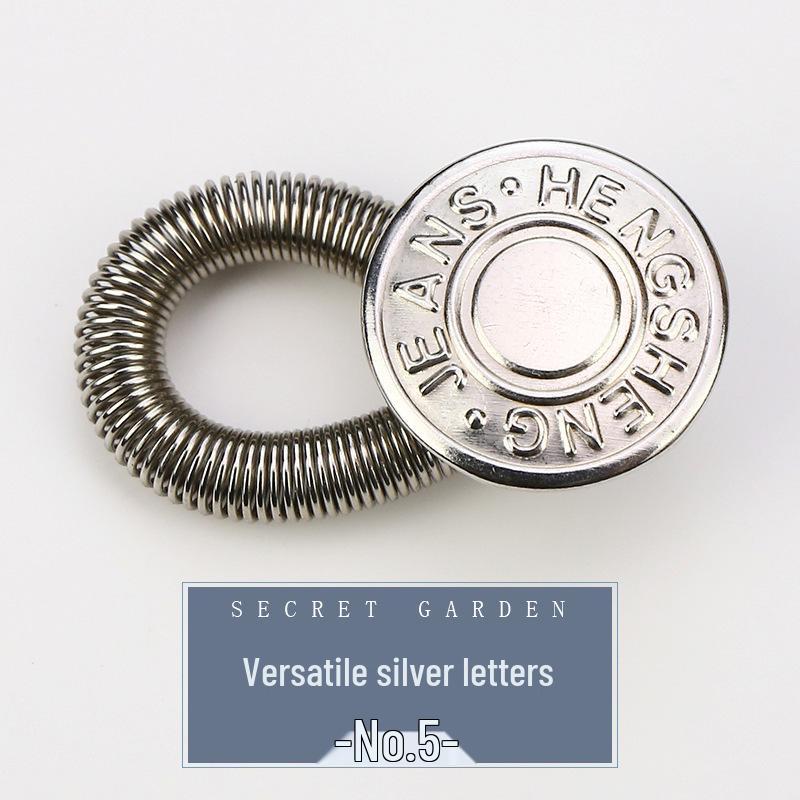 Adjustable No-Sew Waist Extender Button