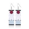 Japanese Style Demon Slayer Mutsuki Haya Female Demon Earrings