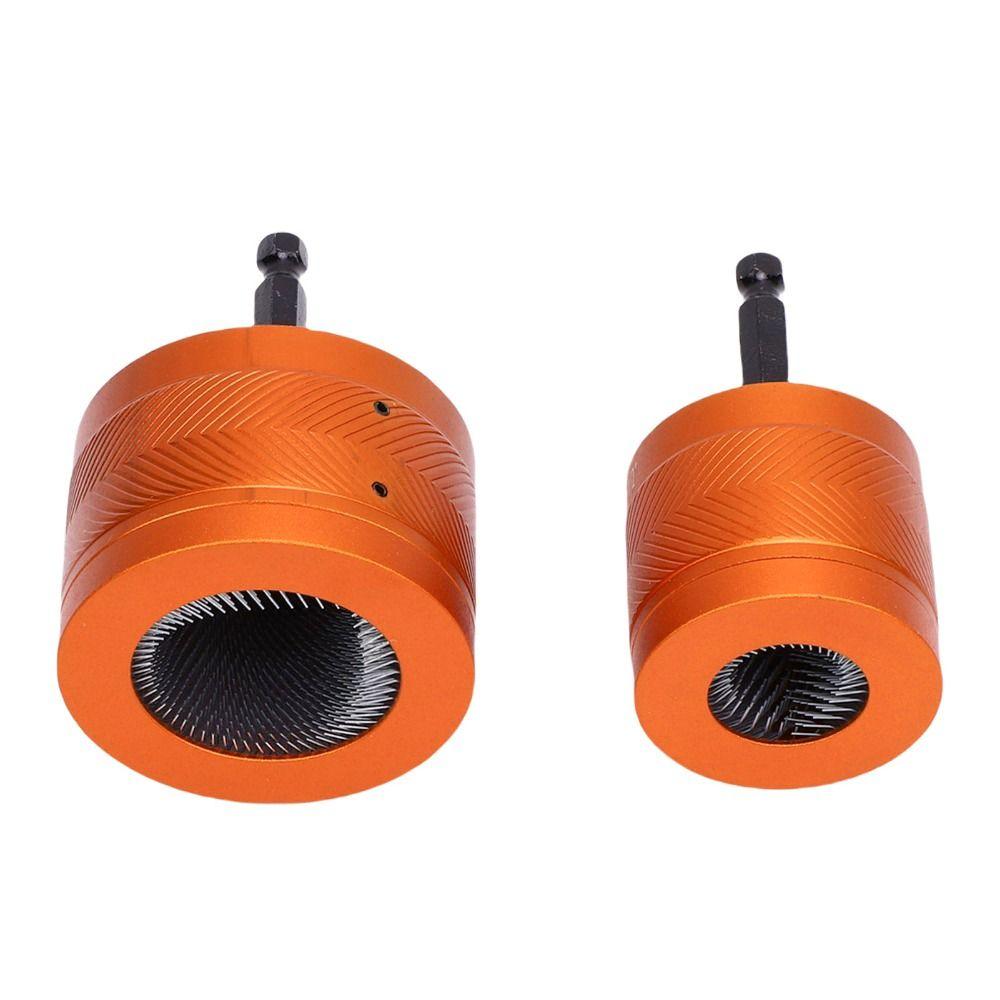 2pcs Orange Copper Pipe Cleaner Aluminum Alloy Copper Pipe Cleaning Tool Soldering