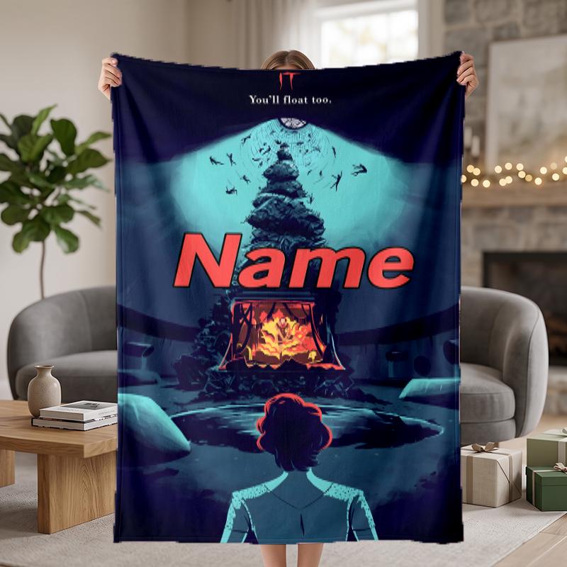 it Custom Flannel Blankets Soft Warm Cozy Throws for Home Decor Holiday Gifts