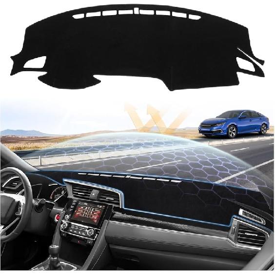 Dash Cover For 2015-2025 Ford Edge Dashboard Cover Mat For Edge Accessories Sunshade Nonslip Mesh Protector No Glare