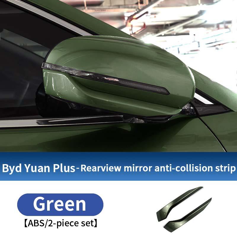 For BYD Yuan Plus Atto 3 -2025 ABS Car Rearview Mirror Anti-Collision Strip Guard Scratch Protector Cover Trim