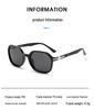 2025 Polarized Photochromic Sunglasses: Trendy European & American Style for Men & Women with Spring Hinges