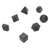 Glowing LED Dice Set Rechargeable Auto Lights Up When Rolling for Role Playing Game with Charging Box