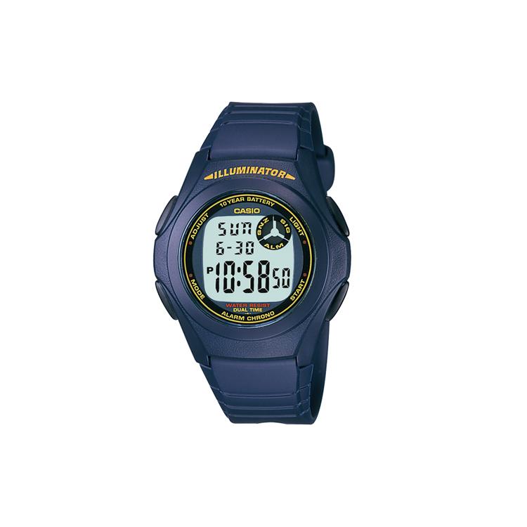 CASIO Men YOUTH Green Watch F-200W-2B F-200W-2B Purple Strap