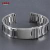 12 14 16 18 20 22 24mm Armbänder Edelstahl Uhrenarmband Universelles Herrenband Faltschließe Armband Armband Uhrenzubehör