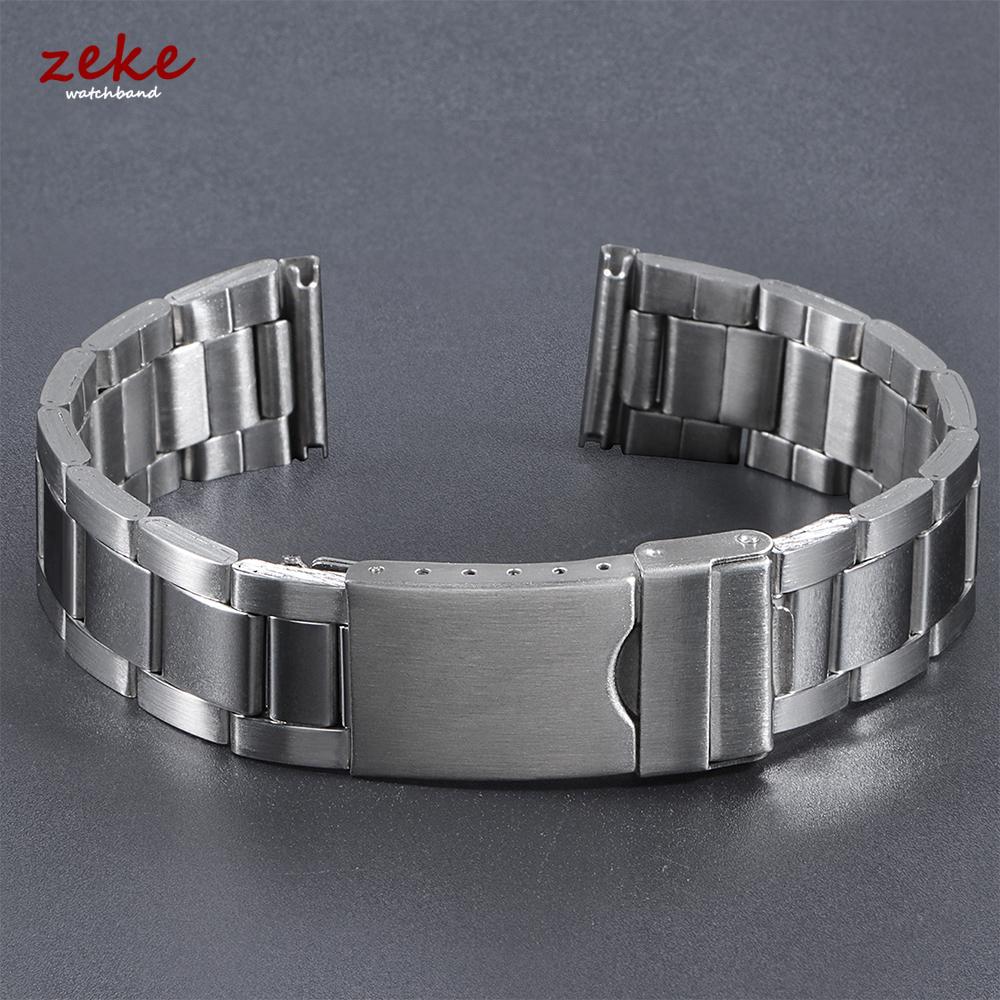12 14 16 18 20 22 24mm Armbänder Edelstahl Uhrenarmband Universelles Herrenband Faltschließe Armband Armband Uhrenzubehör