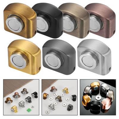 Door Holder Magnetic Door Stopper Floor Door Stop Modern Minimalist Design Reliable Manual Control Secure Grip