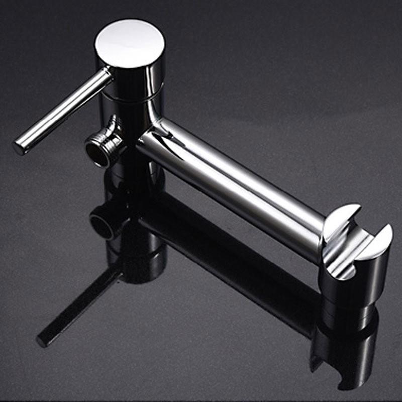 Moderner Absperr-Messing-Chrom-Finish Umweltfreundlicher Multifunktions-Toiletten-Bidet-Sprayer Shattaf Set Keramikventilkern-Umschalter