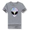 Alien Head TShirt Colorful AlienUfo Rave Tee Y2k Top I Want To Believe Graphic Outfits Funny Believers In Life On Mars Clothes
