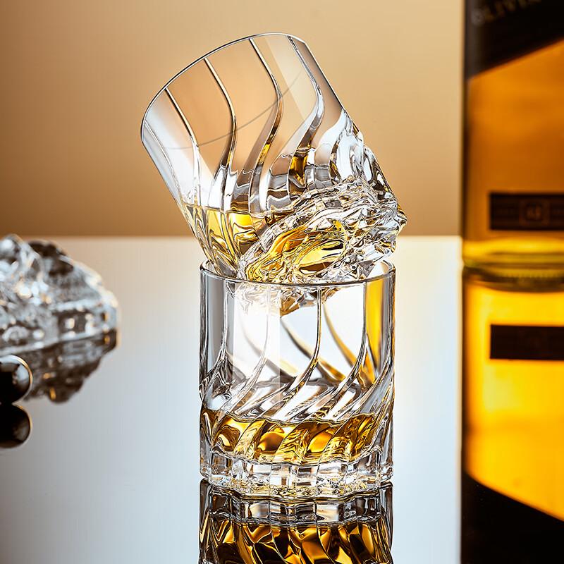 CLITON European Carved Whiskey Glasses Set