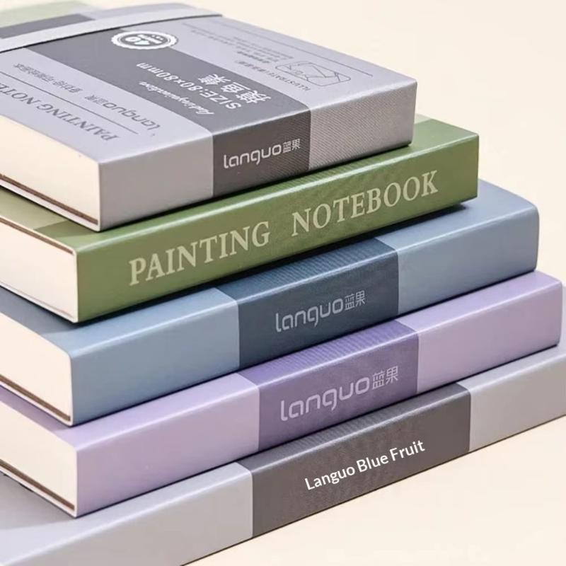 Portable Drawing Sketchbook Thick White Cardboard Mini Convenient And Thickened Art Book For Watercolor Painting