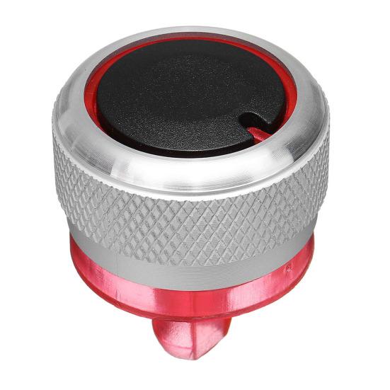 3Pcs Aluminium Legierung A/C Heizung Schalter Knopf Tasten Set für Peugeot 206 207