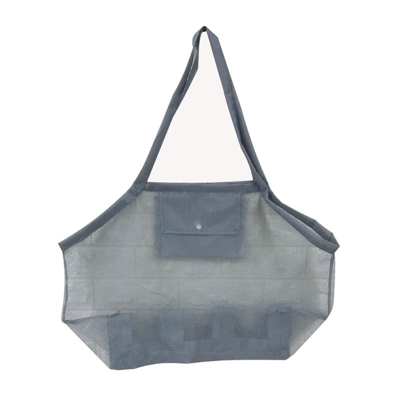 Large Size Net Bag Tote for Sand Toys Beach for Kids Collecting Shells Beach Mesh Children Sand Pool Supplies