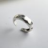 925 Silver Rings for Women Couple Minimalist Handmade Simple Retro Big Star Ring Fine Jewelry Gift Prevent Allergy