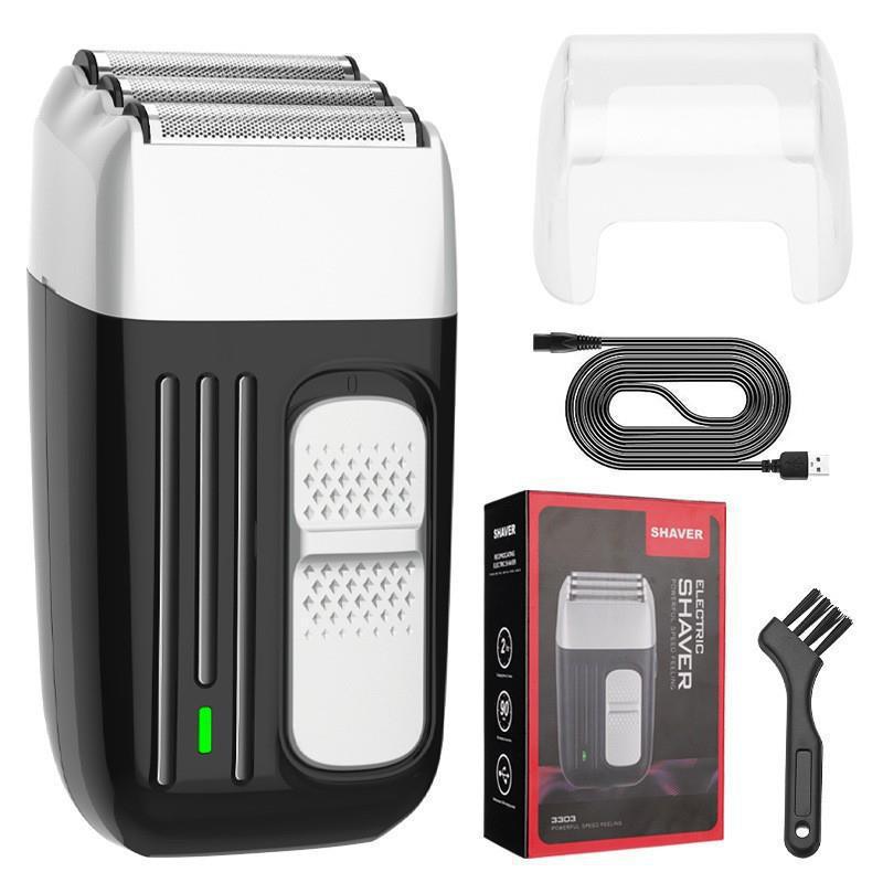 4D Double Head Reciprocating Electric Bald Head Shaver & Whitener for Men