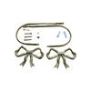 Modern Yellow bend Drapery Fasteners produced Of Quality Metal Perfect For French fashion Openings