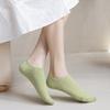 Shallow-mouthed Women's Boat Socks, Thin, Breathable Pure Cotton Socks for Spring and Summer, Candy-colored Solid-colored Women's Short Socks