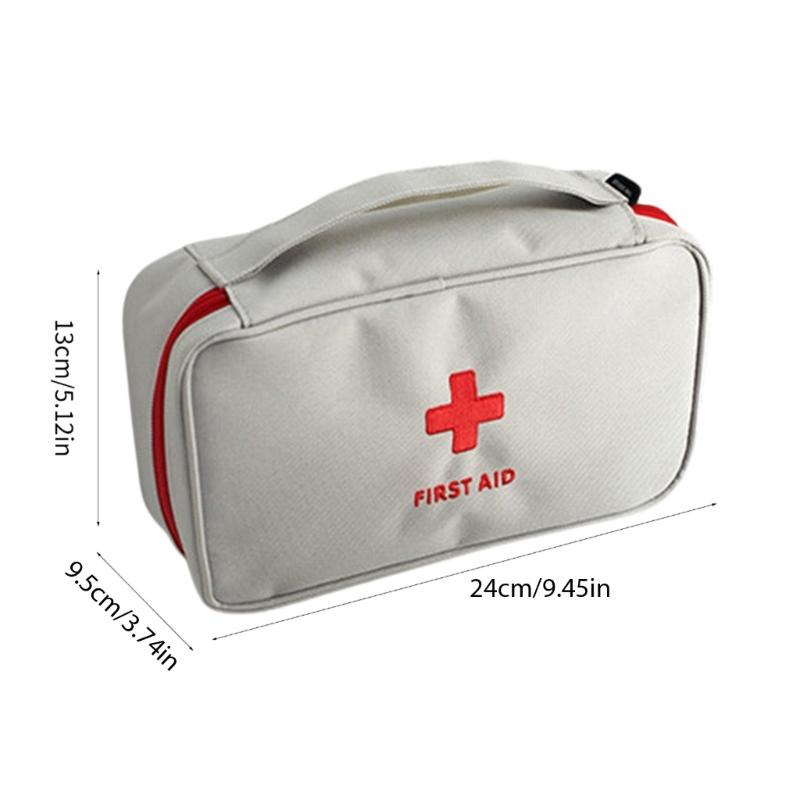 Tragbare Aufbewahrungstasche mit Griff Mehrzweck-Erste-Hilfe-Set-Organizer für Auto, Werkstatt, Sport, Abenteueraktivitäten