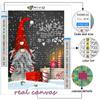 Diamante Pittura Albero di Natale Babbo Natale Pupazzo di neve Ricamo Punto Croce Strass Decorazione per la casa