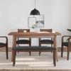 Bench 110 Cm Brown Solid Rubberwood