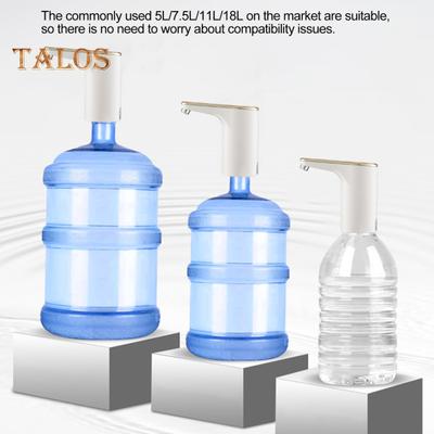 1 set pompa per bottiglia d'acqua erogatore per bottiglia d'acqua con ricarica USB, sicuro e conveniente, pompa elettrica per erogatore di acqua per la casa