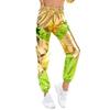 Kadın Parlak Pantolon Elastik Spor Pantolon Bol Eğlence Rahat Uzun Pantolon Eşofman Altı Koşu Altları Streç Tayt Parti Disko Clubwear
