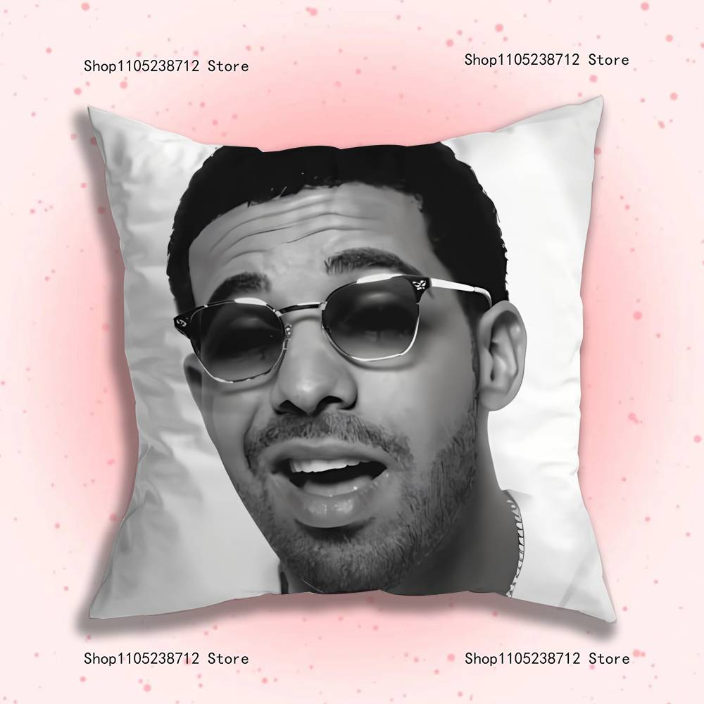 Drake O-OvO OWL Pillow Covers Cartoon Sofa Decorative Home Double-sided Printing Short Plush Cute Cushion Cover