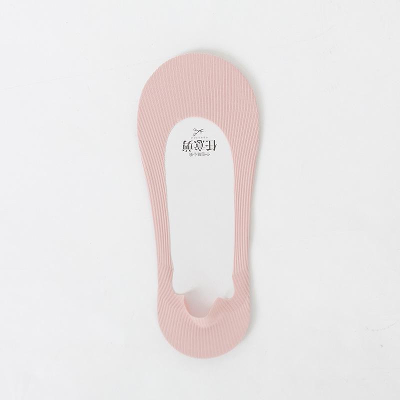 Female Summer Thin Silicone Non Slip Non Mark Shallow Mouth Ice Silk Boat Socks