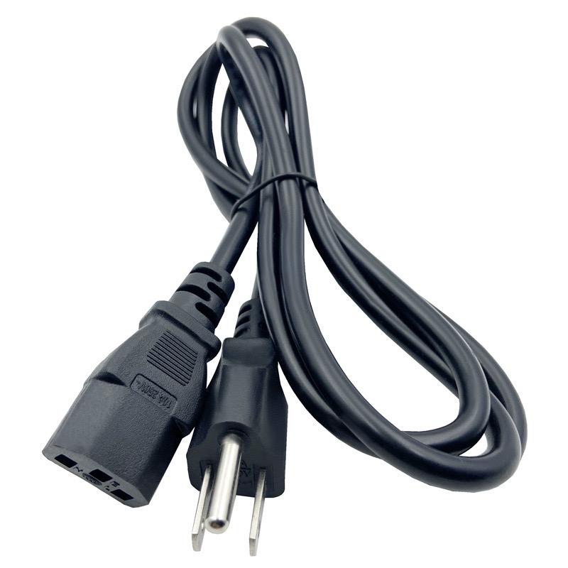 1.5M Three Pin American Standard Power Cord, American Standard Rice Cooker Plug Wire, Pin Number Computer Three Core Power Cord