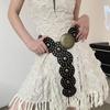 Women's Summer Retro Round Cutout Belt - European & American Style