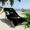 Ashton Jeanty Print Beach Towel, Large Soft Quick Dry Towel for Beach Camping Swimming