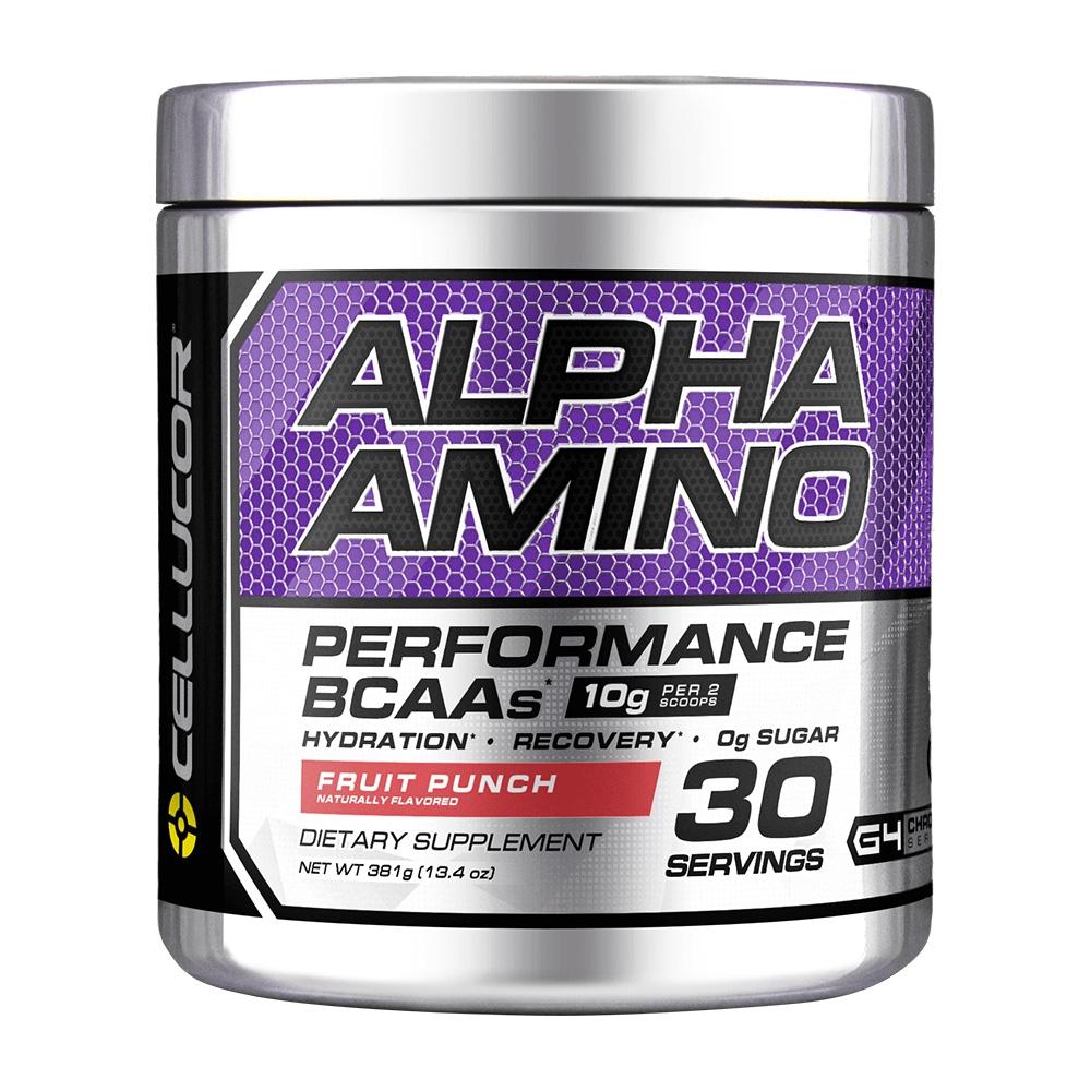 KOREA Alpha Amino Performance BCAA Fruit Punch 30 Servings, 13.4 Oz