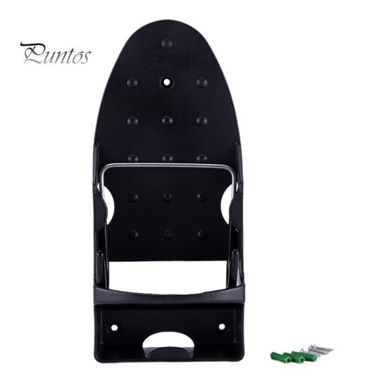 Wall Mount Electric Iron Hanger with Dual Hooks Heavy Duty Universal Laundry Room Multi-functional Iron Ironing Board Holder Organizer Storage Rack