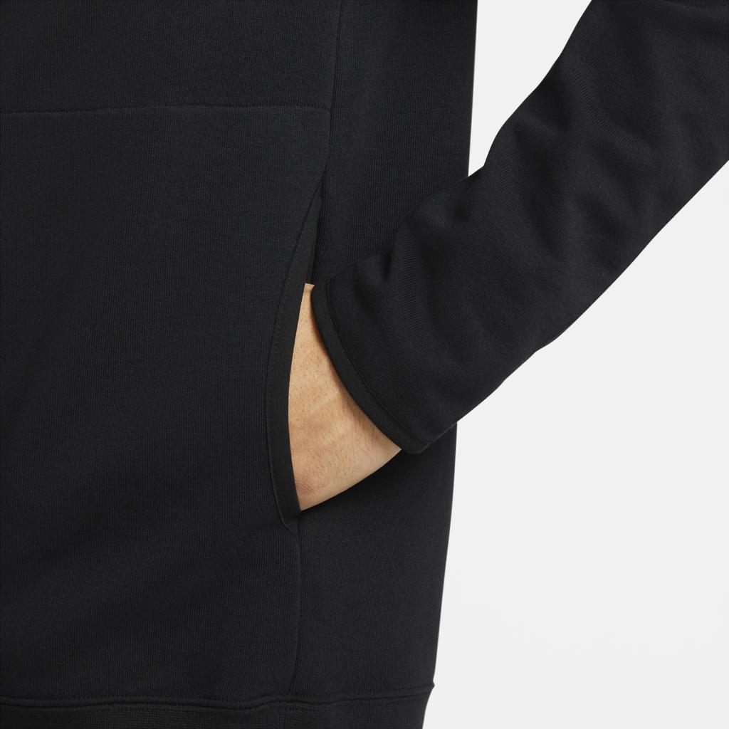 Nike Dri-Fit Trail Logo Print Hoodie Men Tops Black DV9325-010